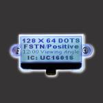 ST7565R SGS FSTN Positive Transmissive LCD Module 128×64 DOT Matrix Cog FPC Line