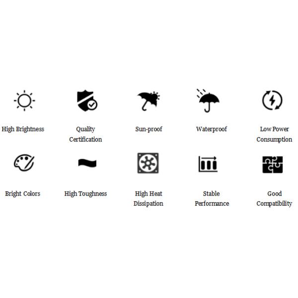 VMS LED Display advantages diagram
