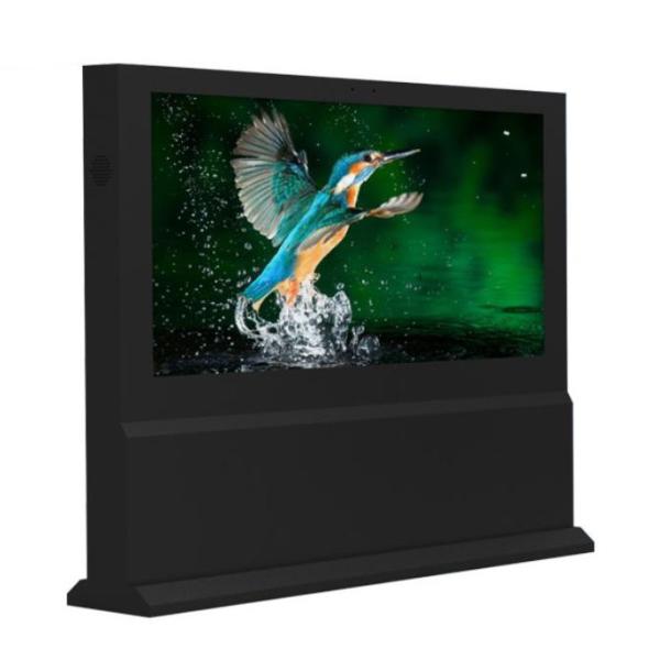 Quality Floor Standing Interactive Touch Screen Kiosk With Air Conditioner for sale