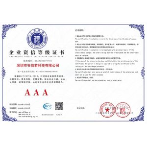 Shenzhen Anxinruo Technology Co., Ltd. Certifications