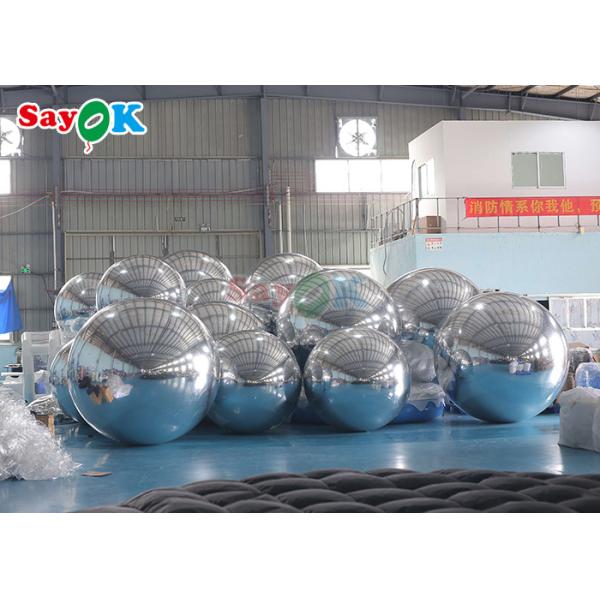 Inflatable Beach Ball Giant Inflatable Mirror Ball Event Decoration PVC Floating Sphere Mirror Balloon For Party