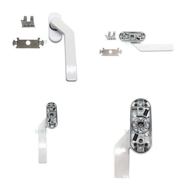 Single Point Side Hung UPVC Window Door Handles High Strength Construction