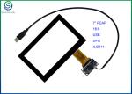 COB Type 7" Projected Capacitive Touch Screen For Industrial Monitor With USB