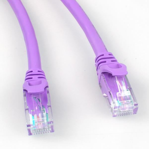 Quality Rj45 Purple Cat6a Patch Cord HDPE Insulation For Network LED Display for sale