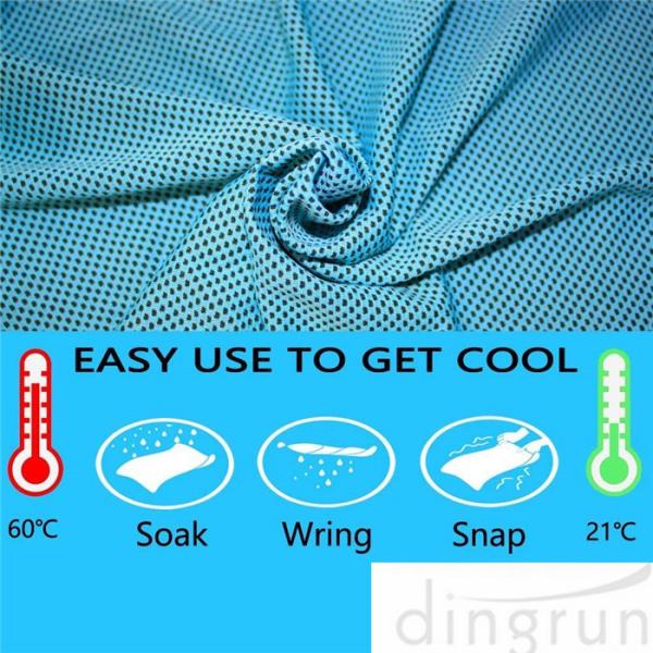 Ultra Thin Lightweight Instant Cooling Towel Microfiber Towel for Sport And Gym