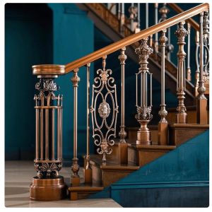 Wholesale Modern Glass Metal Stair Railing Custom Safety Indoor Outdoor from china suppliers