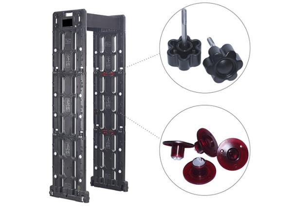 Quality Touch screen 24 zones Walk Through Metal Detector deep search with Wireless connection for sale
