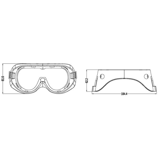 Wholesale Safety Goggles Anti-fog Anti-Virus High Impact Medical Protective Goggles