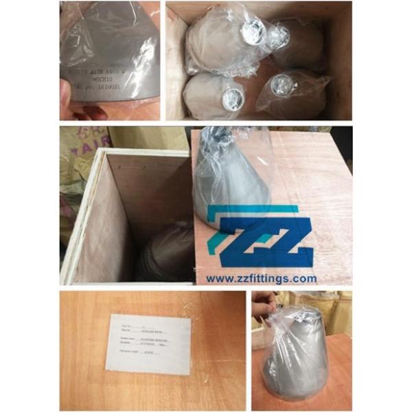 High Thickness Steel Pipe Reducer Fittings , SS304 Flanged Eccentric Reducer