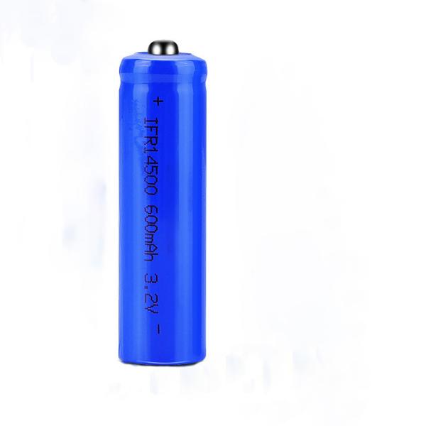 Quality Rechargeable 600mAh 3.2v 14500 Lifepo4 With Lithium Ion Battery for sale