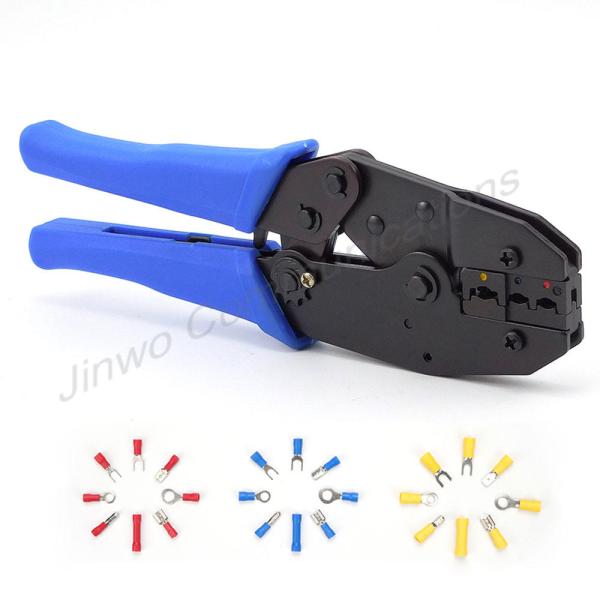8 Inch Yellow Electrical Wire Crimping Tool Copper Ethernet Cable Crimper
