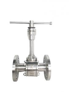 Wholesale Flange End Cryogenic Ball Valve SS304 DN40 Logo Customization Available from china suppliers