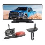 Less Than 200ms Mirror Dash Cam Backup Camera 12" Touch Screen