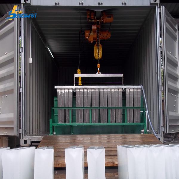 Wholesale OEM 5Ton Containerized Block Ice Machine Ice Block Making Plant from china suppliers
