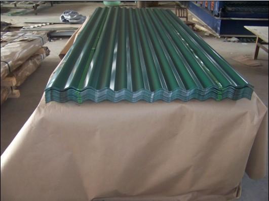 Quality 18 Gauge x 48 In Alloy 3105 Corrugated Color Pre-painted Aluminum Sheet For Roofing And Wall Cladding Material Making for sale