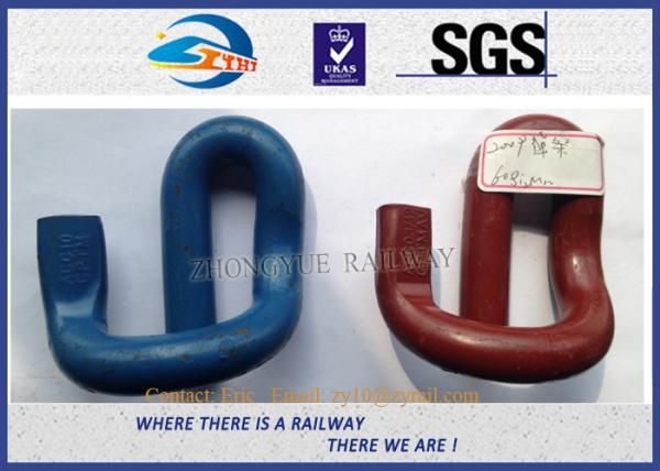 Quality Corrosion Resistance 60Si2CrA E Shape Elastic Rail Clips / Rail Fast Clip for sale