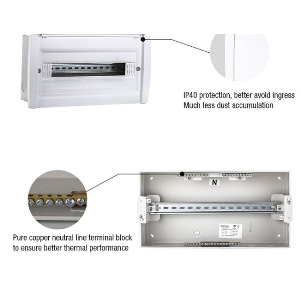 Pragma C Lighting Distribution Box Electric Plastic Terminal 8 12 16 20 24 36 Ways
