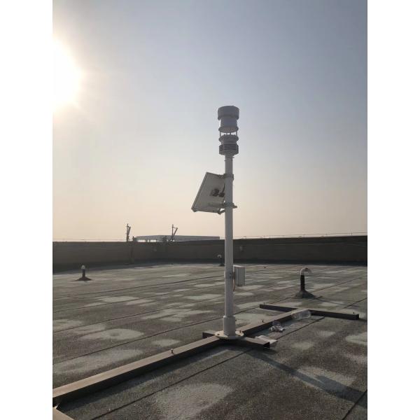 Temperature Humidity SO2 NO2 CO O3 PM2.5 PM10 Compact Weather Station with Design