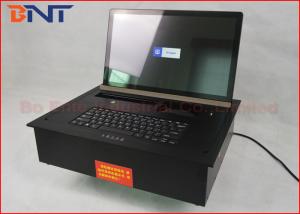 China Conference Tabletop Motorized Flip Up Lcd Monitor Meeting Lifting Device With Keyboard & Mouse on sale