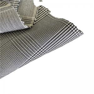 China Polyester Fiber Woven Yarn Dyed Checks Fabric For Dresses Suits Pants Jackets on sale