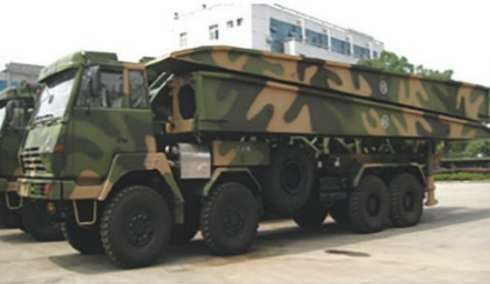 High Loading 24m Fast Mechanized Bridge Military Bailey Bridge