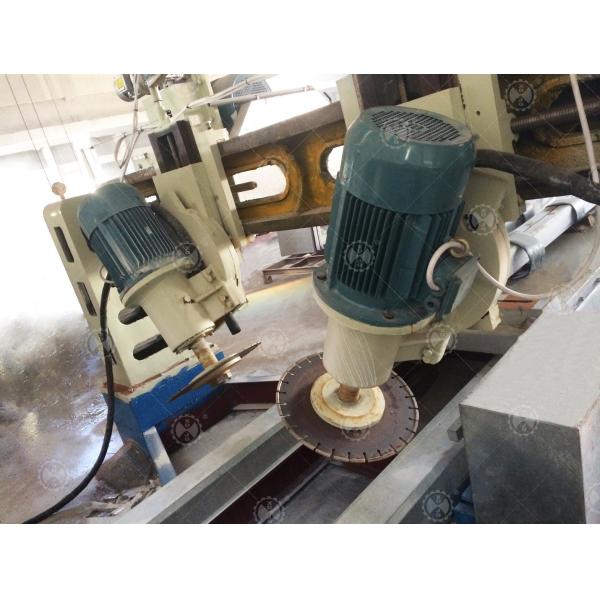 Double-Blade Automatic and Automatic Gantry-Fixed Edge Trimming Machine for Stone Edge Cutting