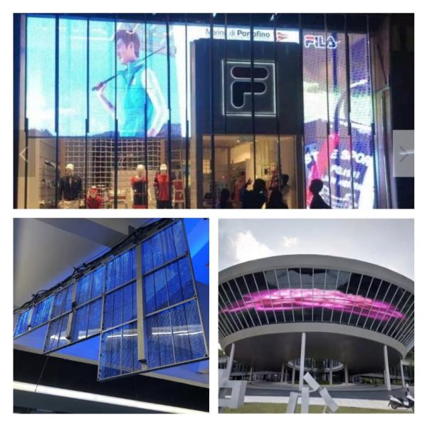 led mesh display p31.25mm