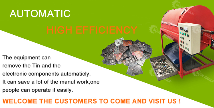 Customized E-waste Components PCB Depopulating Machine for Computer Board Disassembly