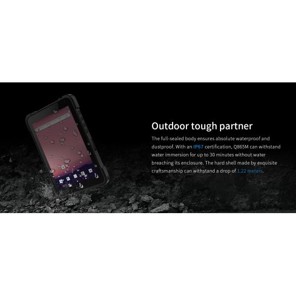 Private Mold 8 Inch Rugged Tablet with 5G LTE Long Battery Life Android 11 Octa Core NFC