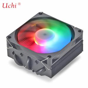 China Heatpipe Radiator I3 I5 I7 I9 Lga775 1150 1151 1155 1156 1700 1366 2011 AMD AM4 AM5 Universal Horizontal CPU Cooler Fan Black on sale