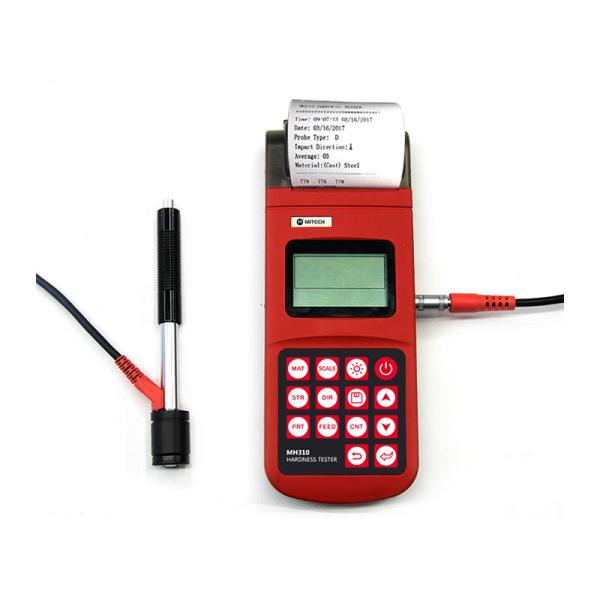 Quality Low Power Consumption Leeb Hardness Tester , Data Printing Steel Hardness Tester MH310 for sale