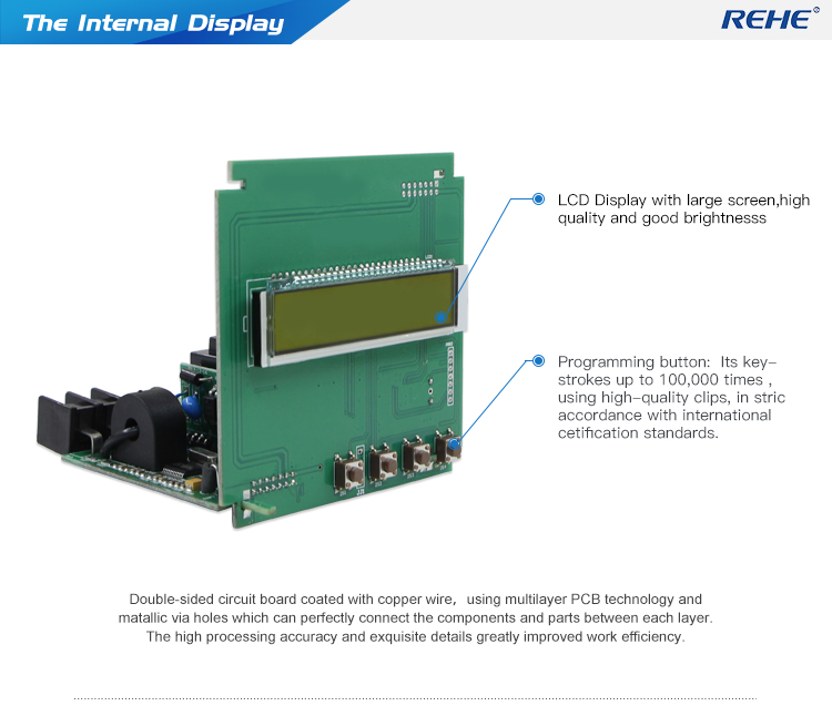 Multimeters 96*96mm Single Phase Multi- function Power Meter With RS485/ MODBUS-RTU Protocol