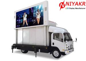 China Video Advertising 6mm Outdoor Mobile LED Screen IP65 27777 Pixels/㎡ on sale