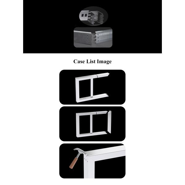 7 Full Mortise LED Display Frame Tenon Steel Structure Led Light Poster Frame