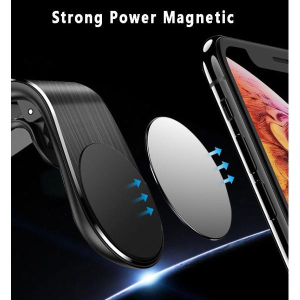 Magnetic Car Vent Phone Mount Anti-Slip Anti-Scratch Super Strong Magnets 360 Degree Rotation