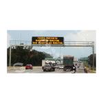 Highway Vms Signs for Pixel Density 3906 dot / m2 and Average Power Consumption