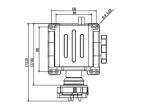 Ring adjustable laser marking numerical control shaft rotation axis , RA - 3D -