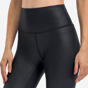 Buy cheap Womens High Waisted Yoga Pants Capri Gilded Nude Skin Friendly from wholesalers