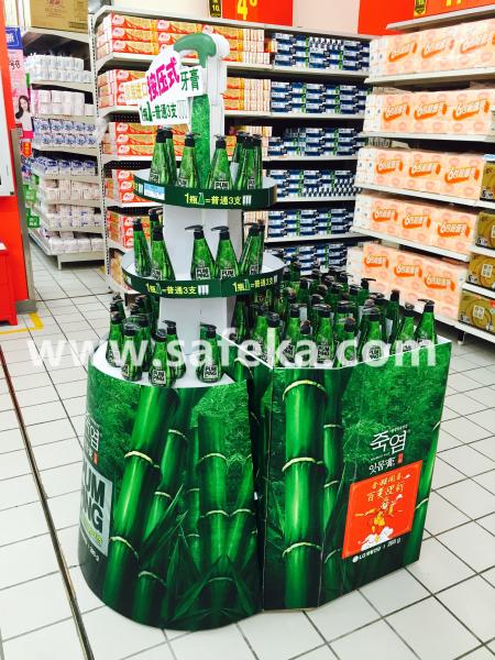 Quality Cardboard Display Stands for Walmart Toothpaste Store for sale