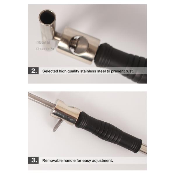 Stainless Steel Pig Holder Dairy Machinery Appliance Pig Farm Hog Catcher 65cm Length