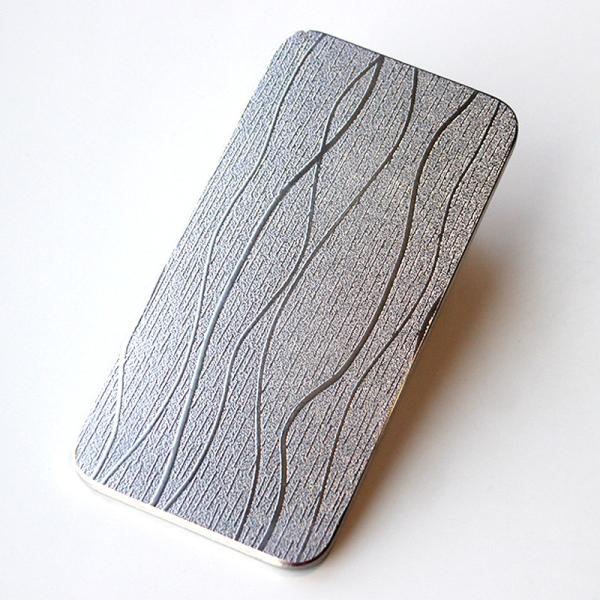 Scratch-Proof Stainless Steel Sheet Embossed Metal Sheet Texture for Kitchen Countertops