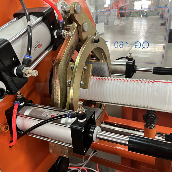 Double Wall Corrugated Pipe Production Line For HDPE Pipes 50-160mm Diameter