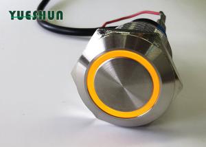 Wholesale Miniature Illuminated Push Button Switch 19mm Latching Momentary Moistureproof from china suppliers