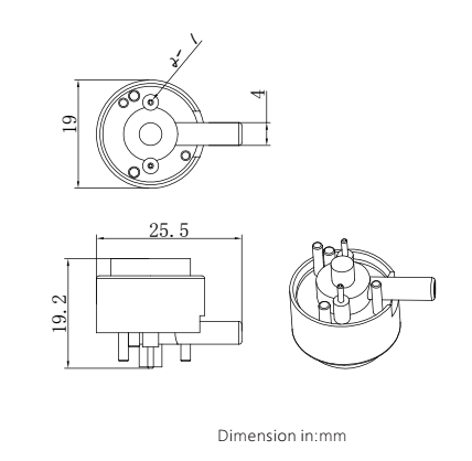 Vacuum Pressure Push Button On Off Switch For Vacuum Cleaner Soldering On PCB