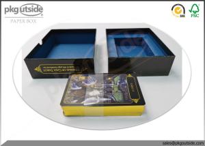 Offset Printing Rigid Gift Boxes For Playcards Packaging  , Square Set Up Box