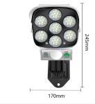 Door Sensor 77 LED Simulation Monitoring Security Lighting Solar Motion Sensor