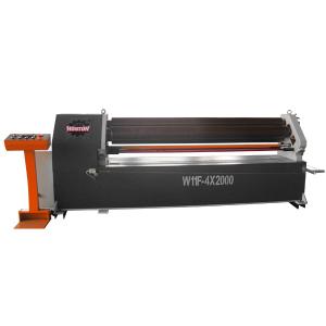 China Plate Roller Asymmetric Initial Pinch 3 Rollers Small Plate Rolling Machine W11F-4×2000 on sale