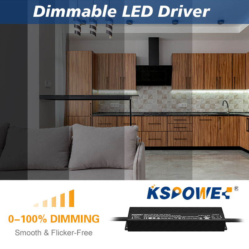 High PFC Triac Dimmable Driver Power AC 277V 40W 60W Waterproof LED Driver
