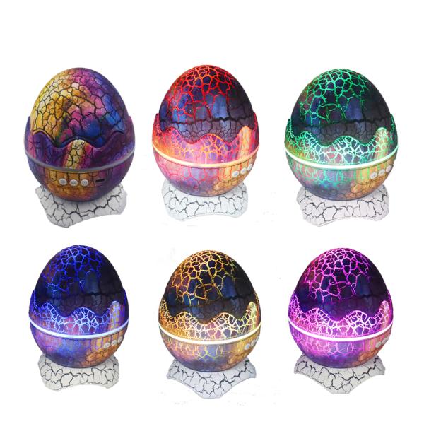 Star Projector Dinosaur Egg Galaxy Projector for Bedroom Remote Control White Noise Speaker 14 Colors LED Night Light Fo