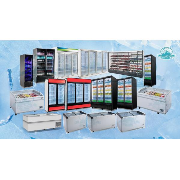 Comercial Supermarket Glass Door Beer Cold Drink Display Fridge Refrigerator